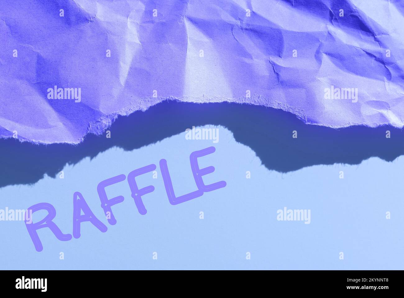 Word Raffle Prizes Conceptual display Raffle. Word Written on means of raising money by ...