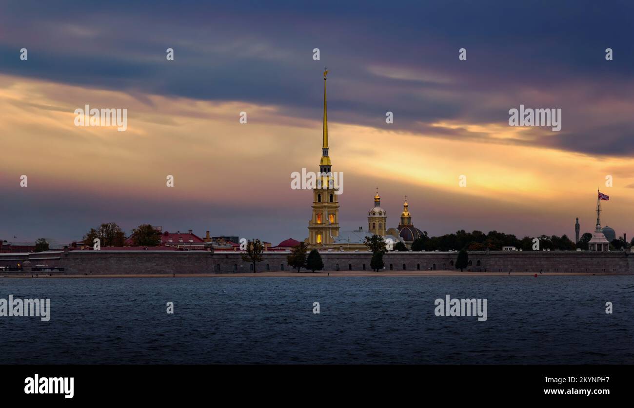Peter and Paul Fortress, St Petersburg, Russia Stock Photo