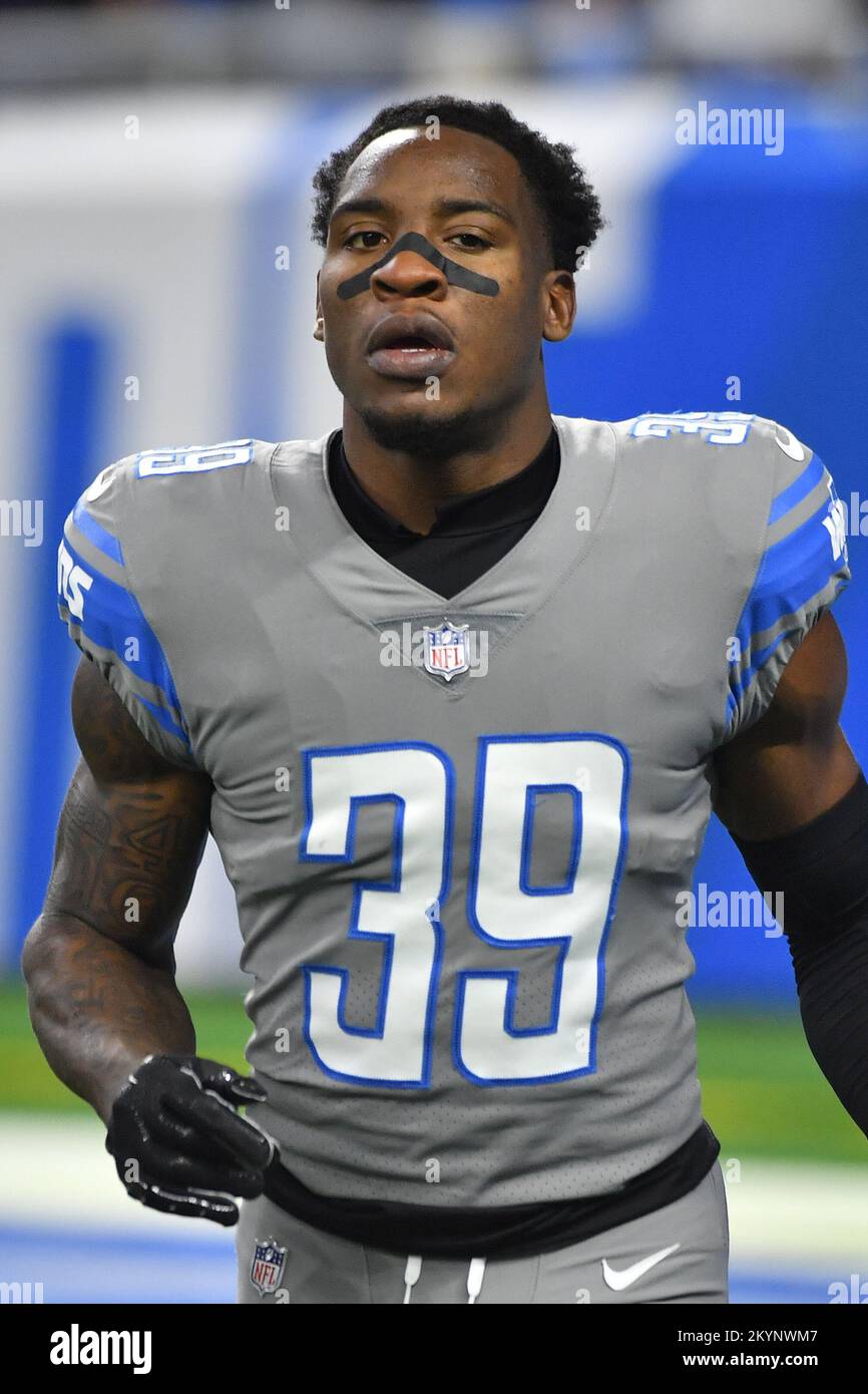 DETROIT, MI NOVEMBER 24 Detroit Lions Cornerback (39) Jerry Jacobs