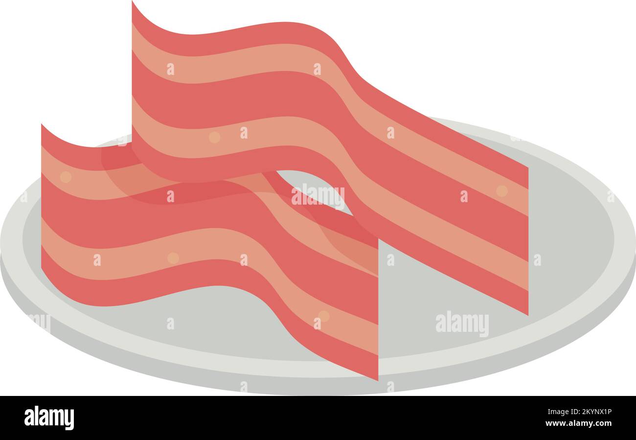 bacon breakfast icon Stock Vector Image & Art - Alamy