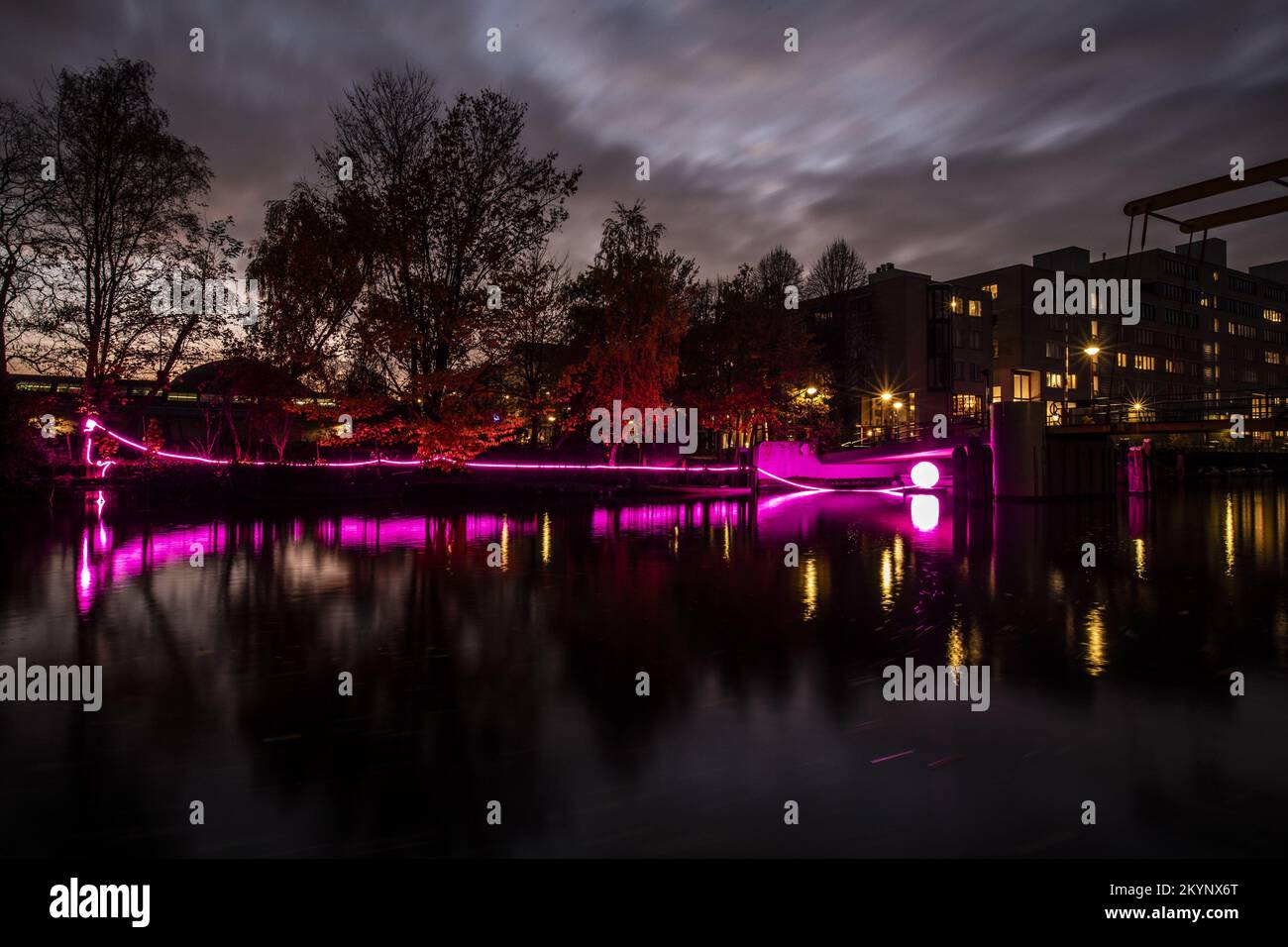 AMSTERDAM Numerous light art projects can be viewed during the