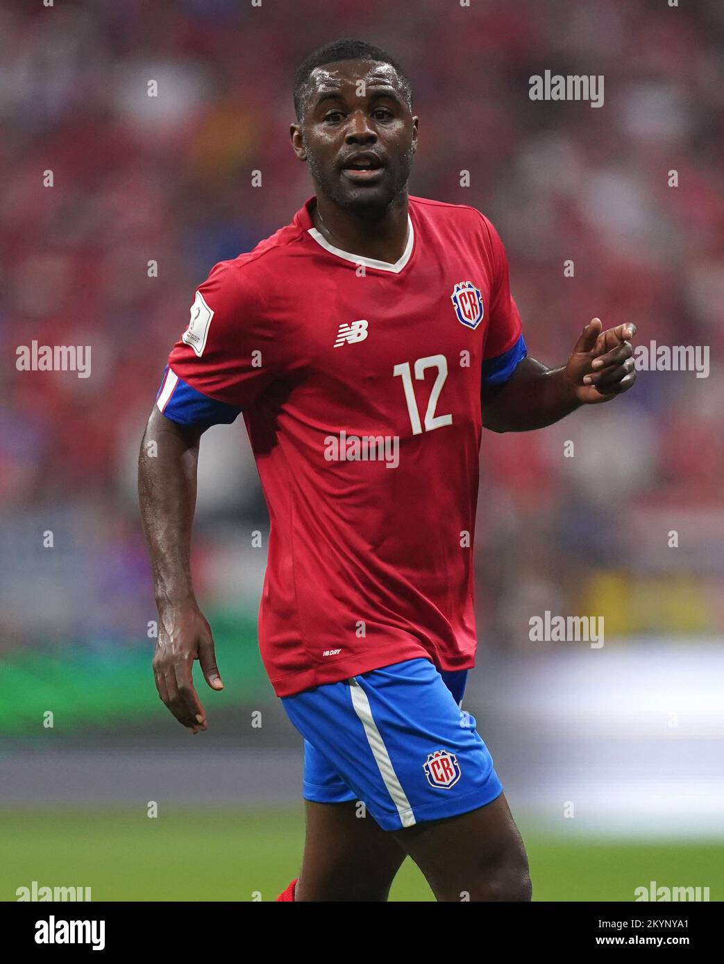 Costa Rica's Joel Campbell during the FIFA World Cup Group E match at the Al Bayt Stadium, Al Khor, Qatar. Picture date: Thursday December 1, 2022. Stock Photo