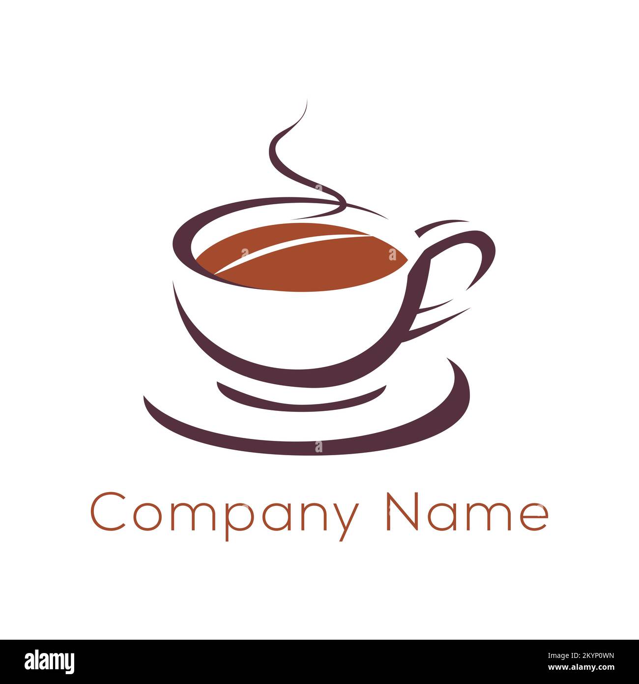 Creative tea cup logo icon design with white background Stock Vector Image & Art Alamy