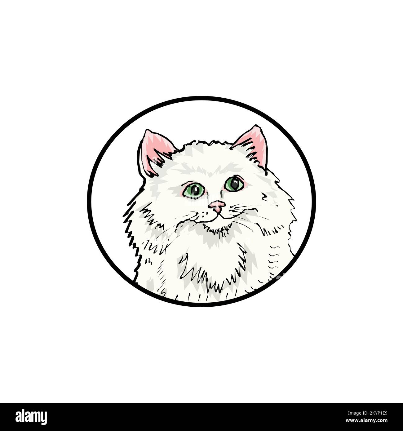 Cute Cat Cute Kitty 8x11 Instant Download Digital Art Prints 