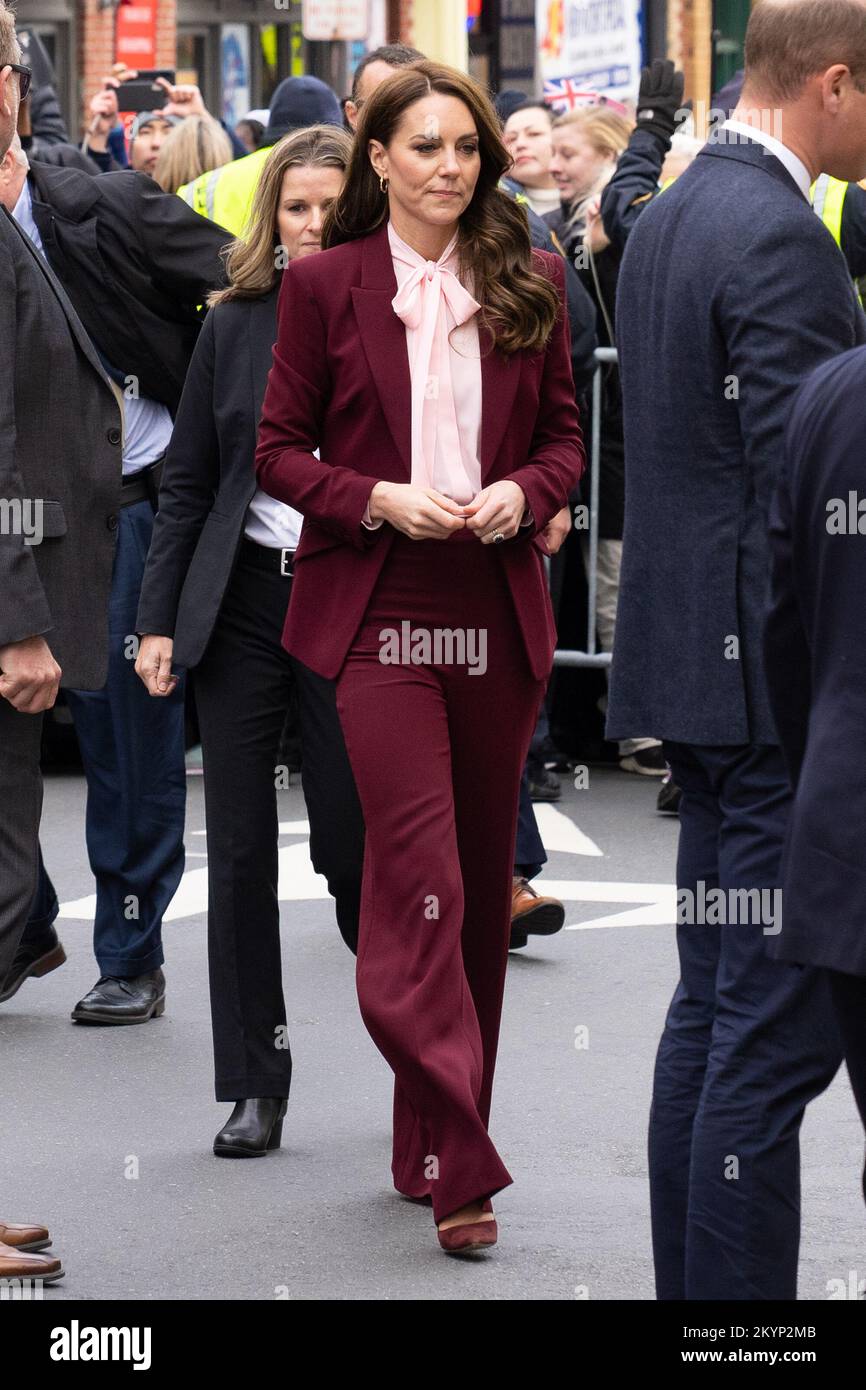 Chelsea, MA, USA. 1st Dec, 2022. Prince William and Princess Kate visit