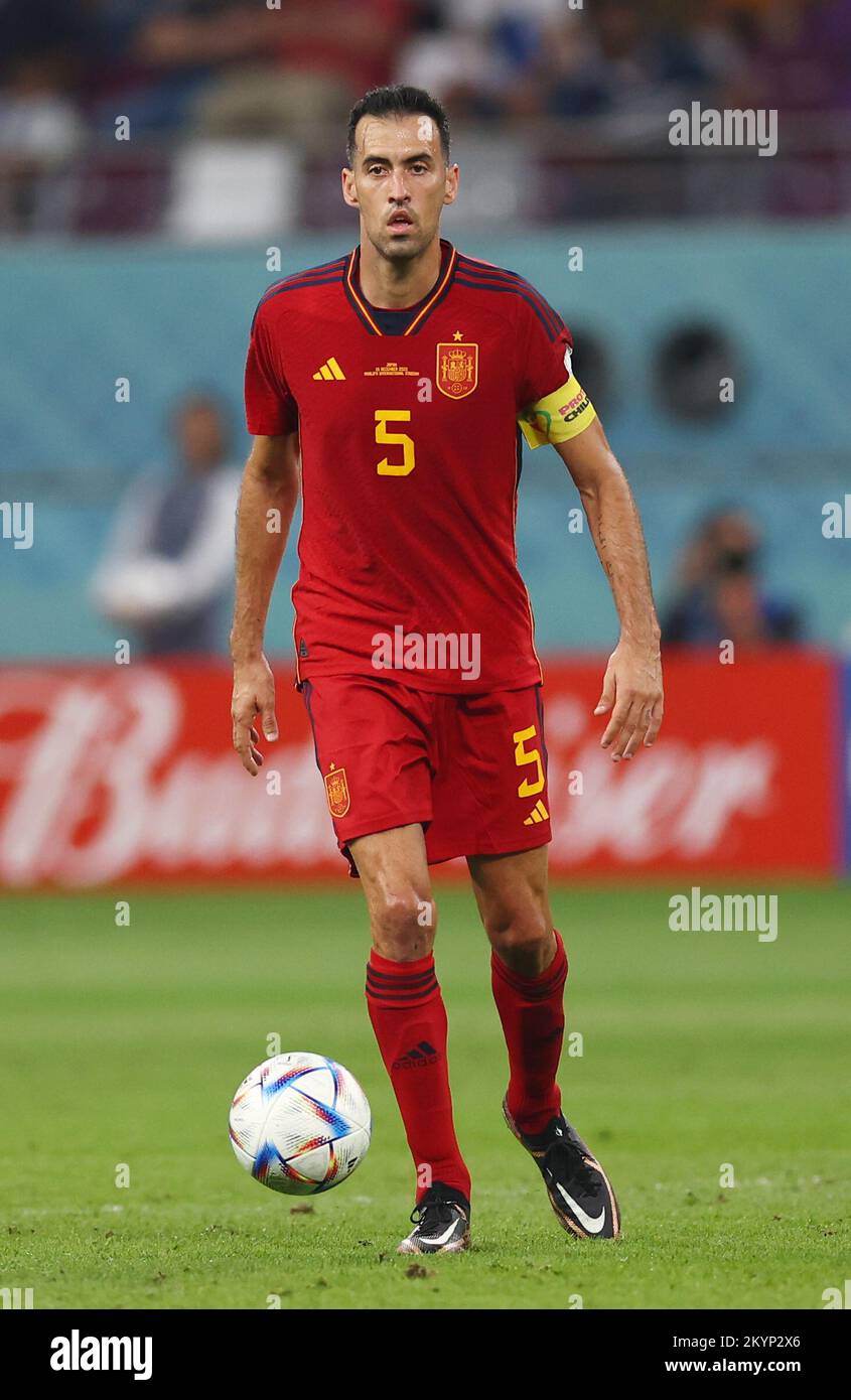 Doha, Qatar, 1st December 2022. Sergio Busquets of Spain during the