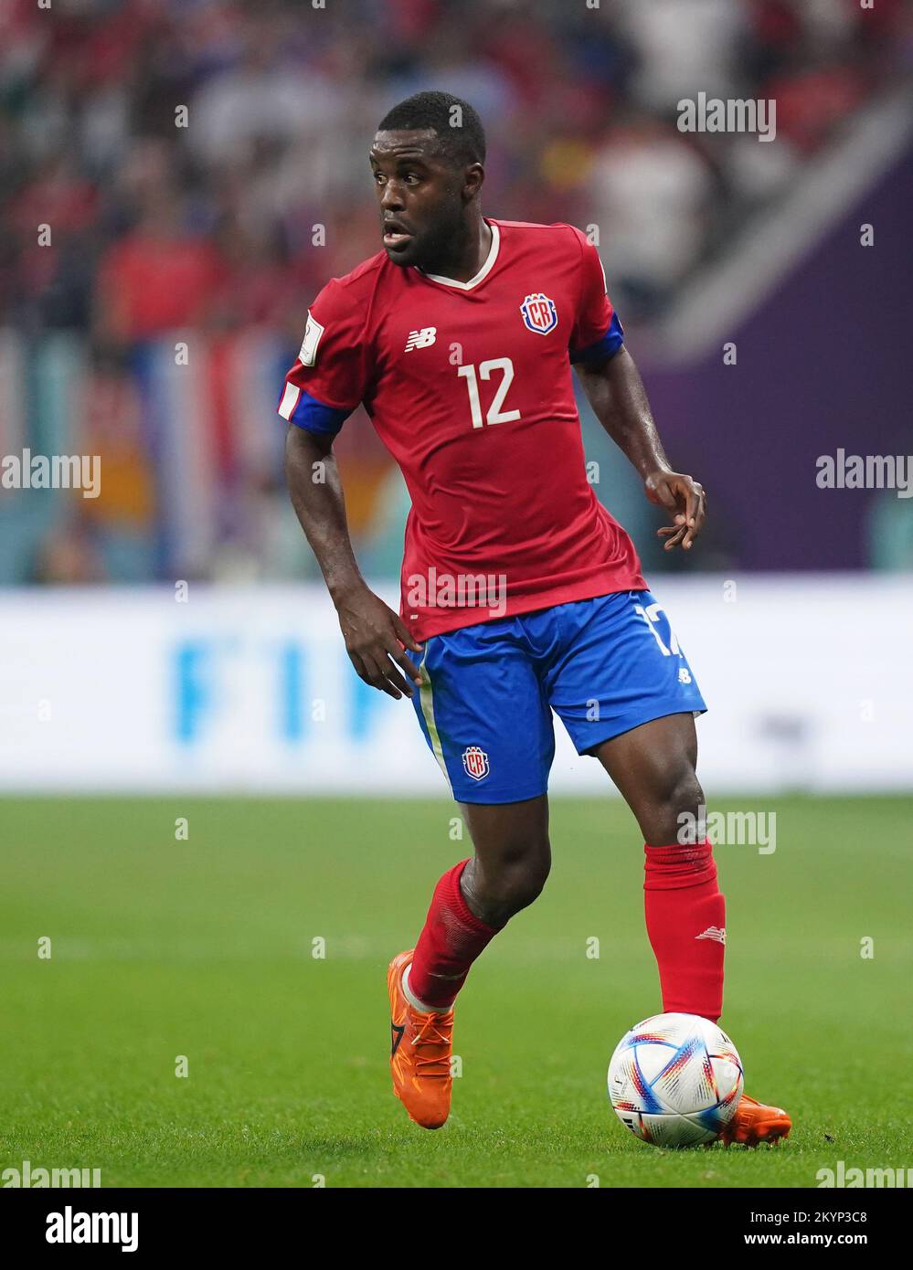 Costa Rica's Joel Campbell during the FIFA World Cup Group E match at the Al Bayt Stadium, Al Khor, Qatar. Picture date: Thursday December 1, 2022. Stock Photo