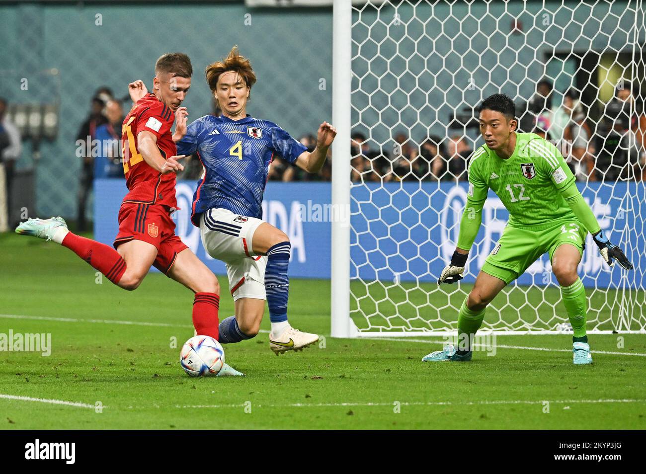 Doha Qatar On December 1 2022 Dani Olmo Of Spain During Japan V doha-qatar-on-december-1-2022-dani-olmo-of-spain-during-japan-v