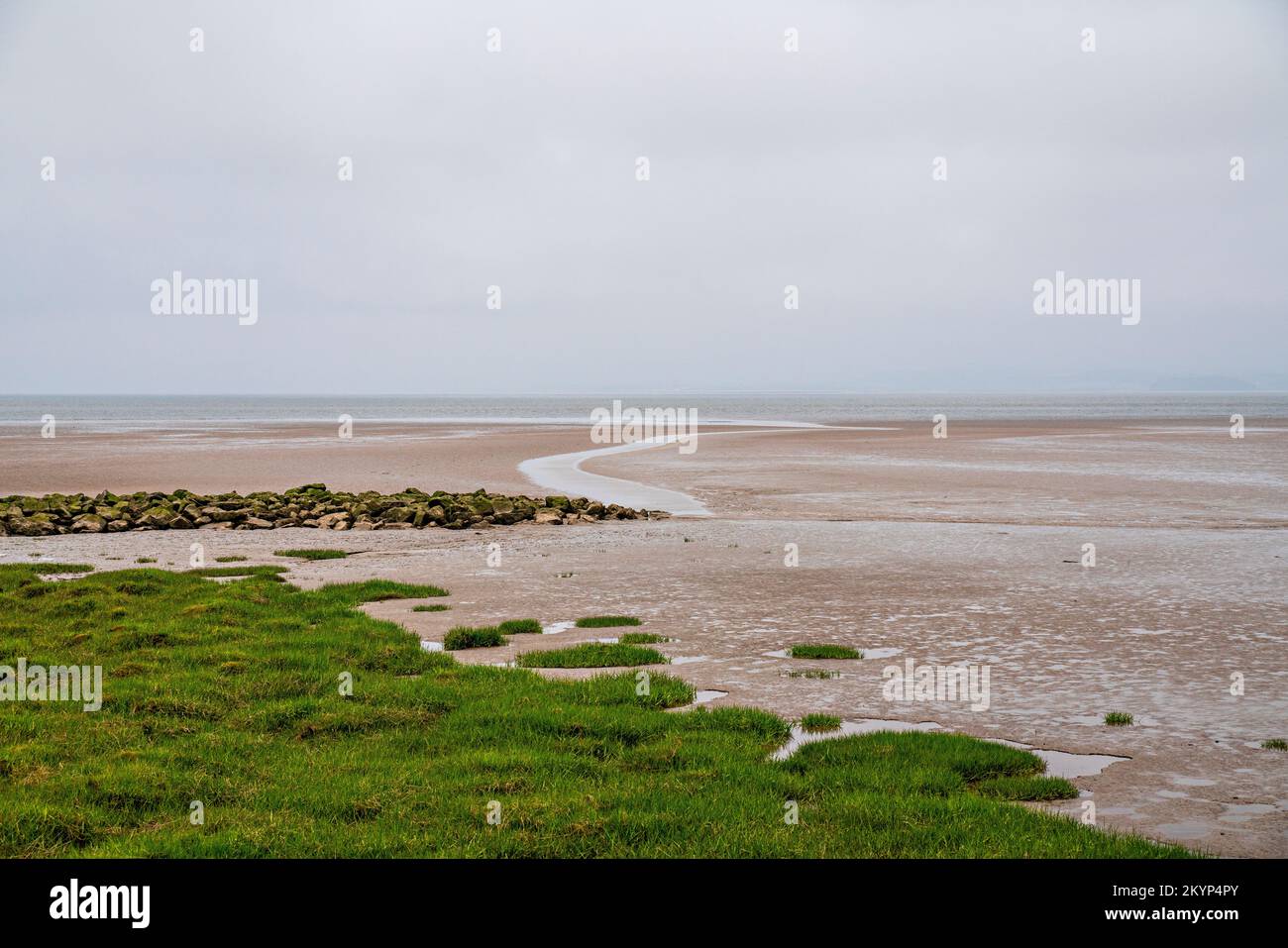Coastal view, Morecambe Bay Stock Photo Alamy