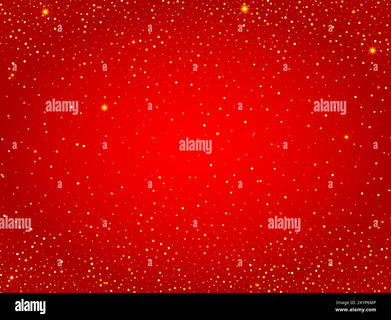 Abstract red background with glitter and bokeh. Vector illustration Stock Vector