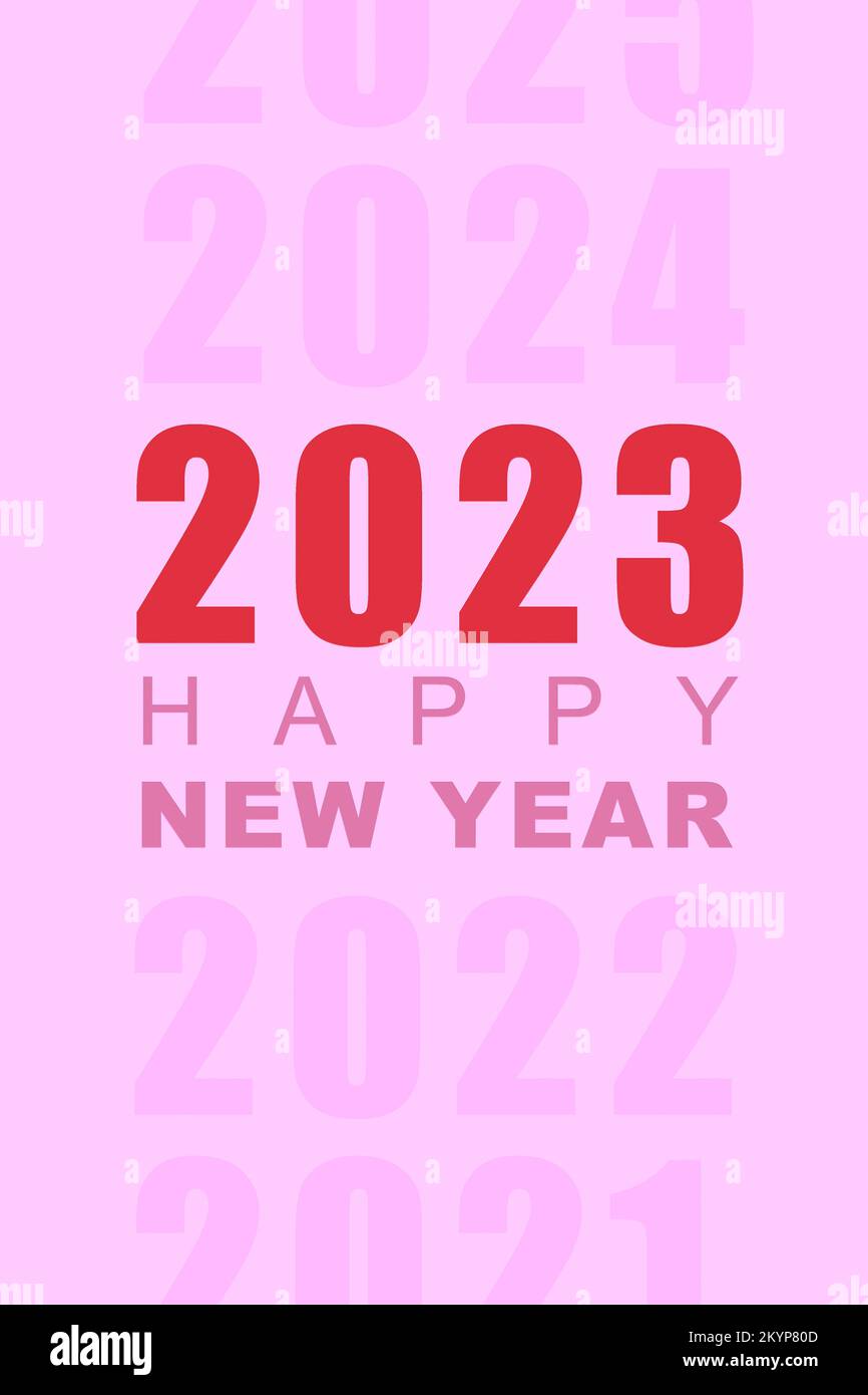 Happy new year 2023 hi-res stock photography and images - Alamy