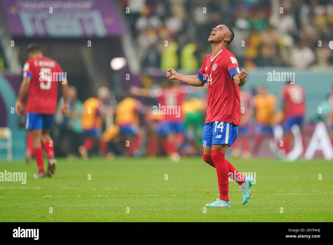 December 1, 2022: AL KHOR, QATAR - DECEMBER 1: Player Of Costa Rica ...