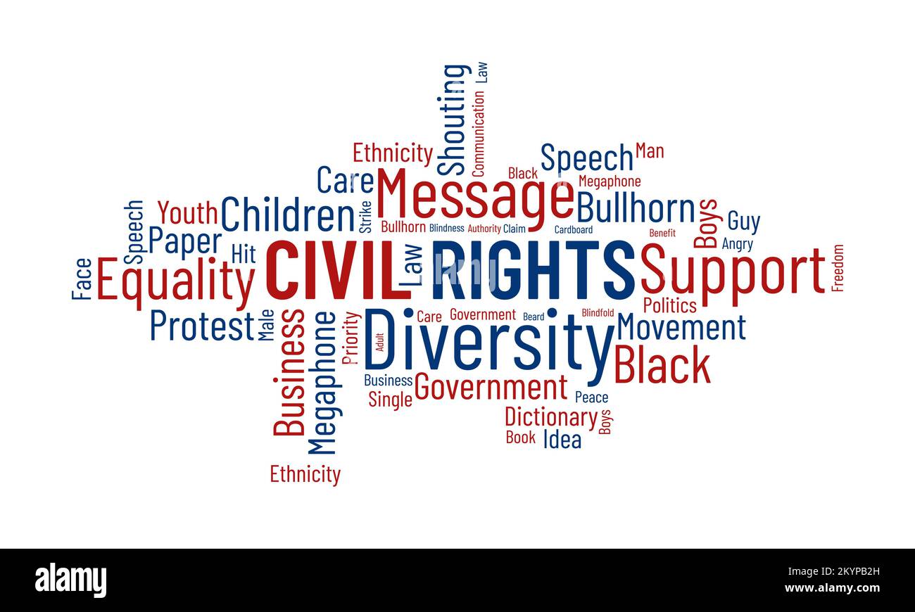 Civil rights movement Stock Vector Images - Alamy