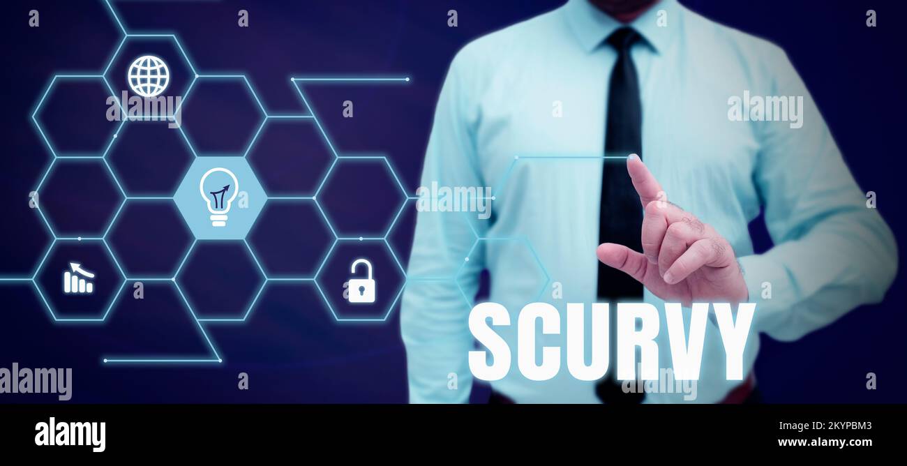 text-sign-showing-scurvy-word-for-disease-caused-by-a-lack-of-vitamin