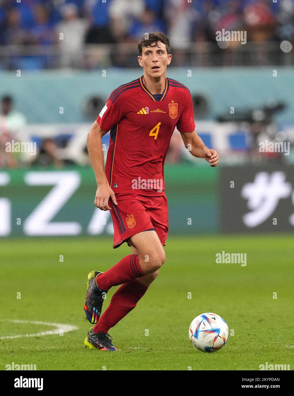 Spain’s Pau Torres during the FIFA World Cup Group E match at the