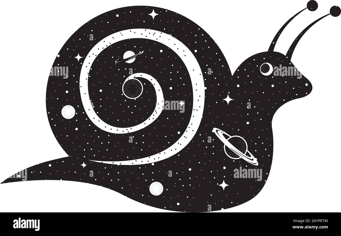 snail surreal astrology Stock Vector Image & Art Alamy