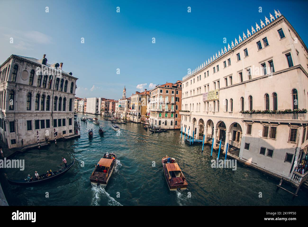 Image of Venice from the Rialto bridge Stock Photo - Alamy