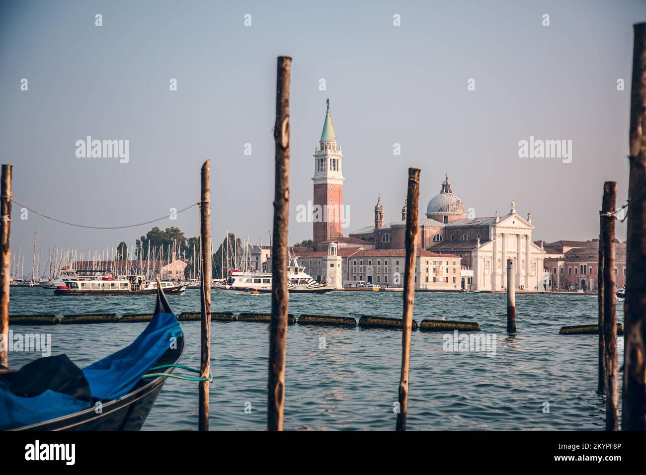 Image of Venice with its gondolas and its tourists enjoying the beauty ...