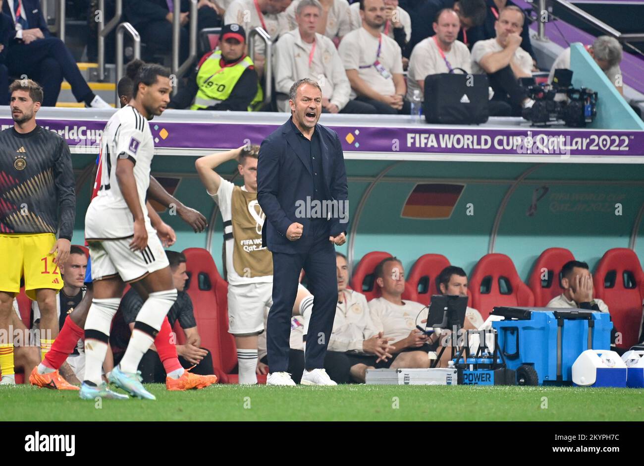 Qatar 01 12 2022 Coach Hans Dieter Hansi Flick Ger Costa Rica