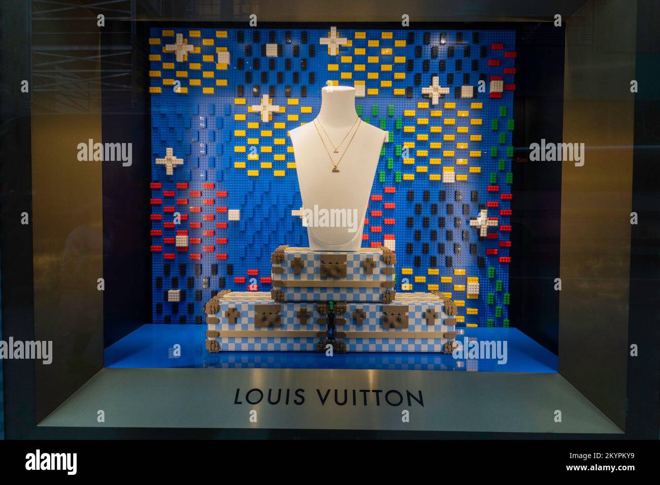 Louis Vuitton And LEGO Hook Up For Festive Window And Store Displays