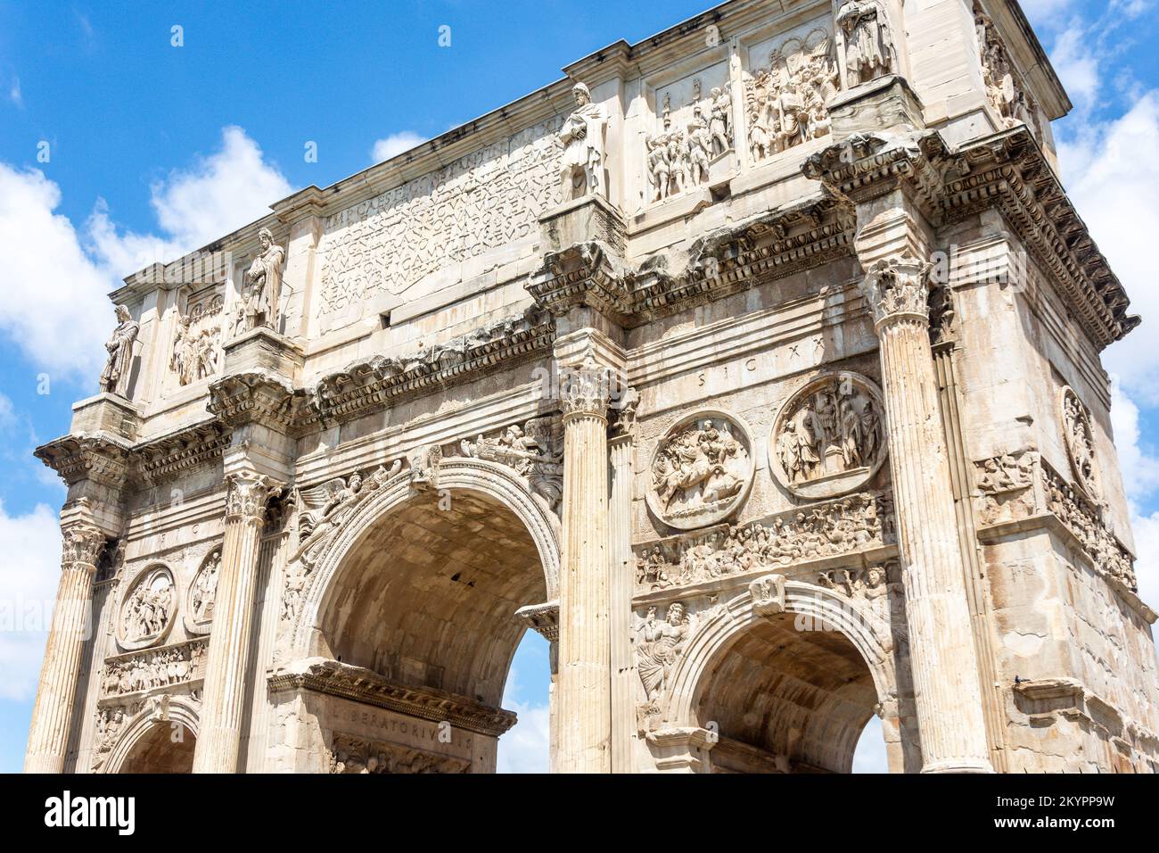 Arch of Constantine (Arco di Costantino), Via Triumphalis, Central Rome