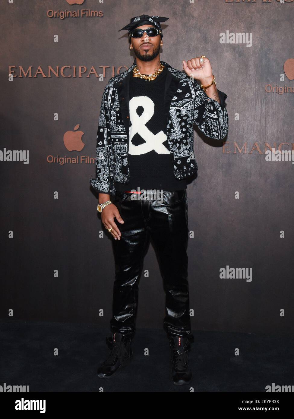 November 30, 2022, Westwood, Caliofornia, USA: Chris Smalls attends Apple Original Films' ''Emancipation' (Credit Image: © Billy Bennight/ZUMA Press Wire) Stock Photo