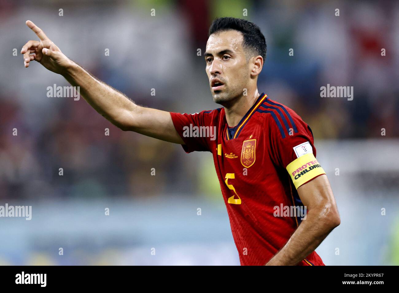 ArRayyan, Qatar. December 1, 2022, Sergio Busquets of Spain during the