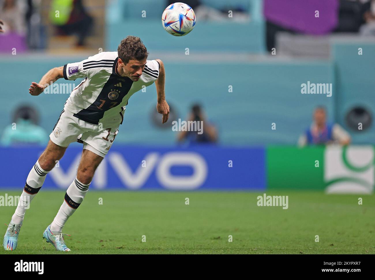 Thomas Muller of Germany, during the match between Costa Rica and Germany, for the 3rd round of Group E of the FIFA World Cup Qatar 2022, Al Bayt Stadium this Thursday 01. 30761 (Heuler Andrey / SPP) Stock Photo