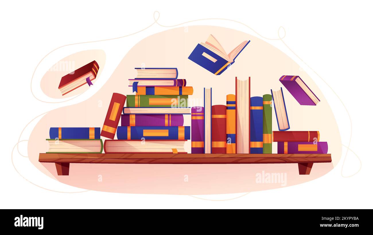 Books shelves concept Stock Vector Image & Art Alamy
