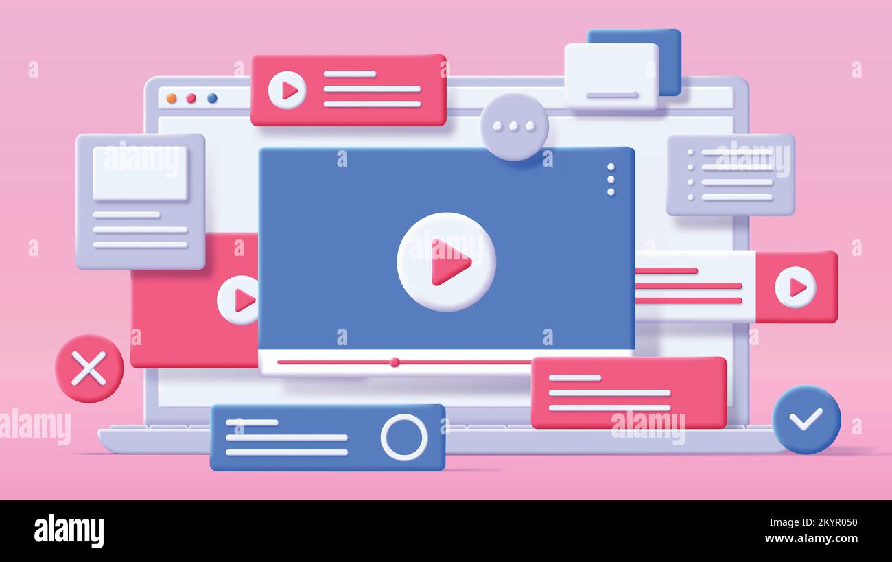 Code video video program Stock Vector Images - Alamy