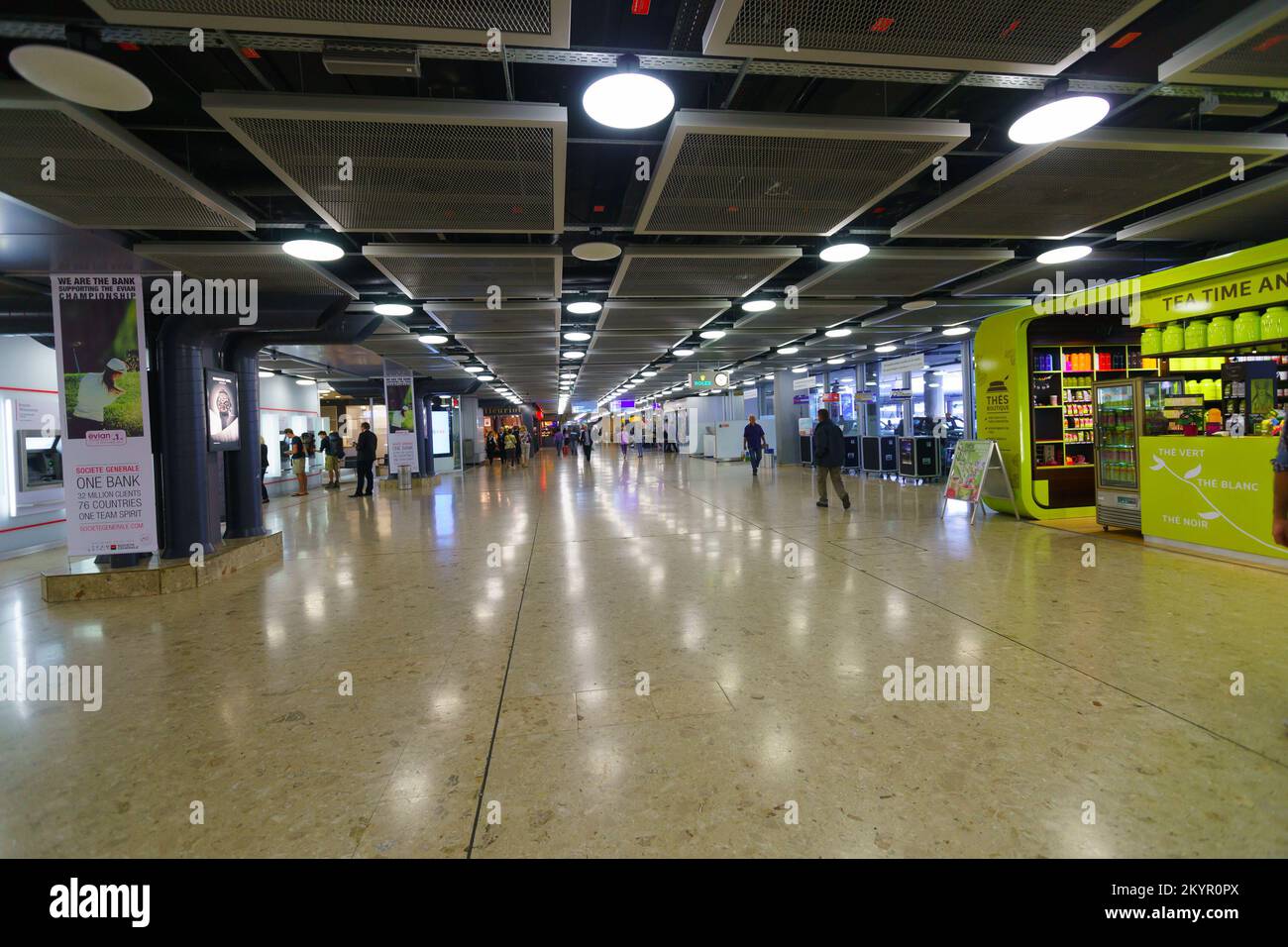 GENEVA, SWITZERLAND SEPTEMBER 11, 2014 interior of Geneva Airport