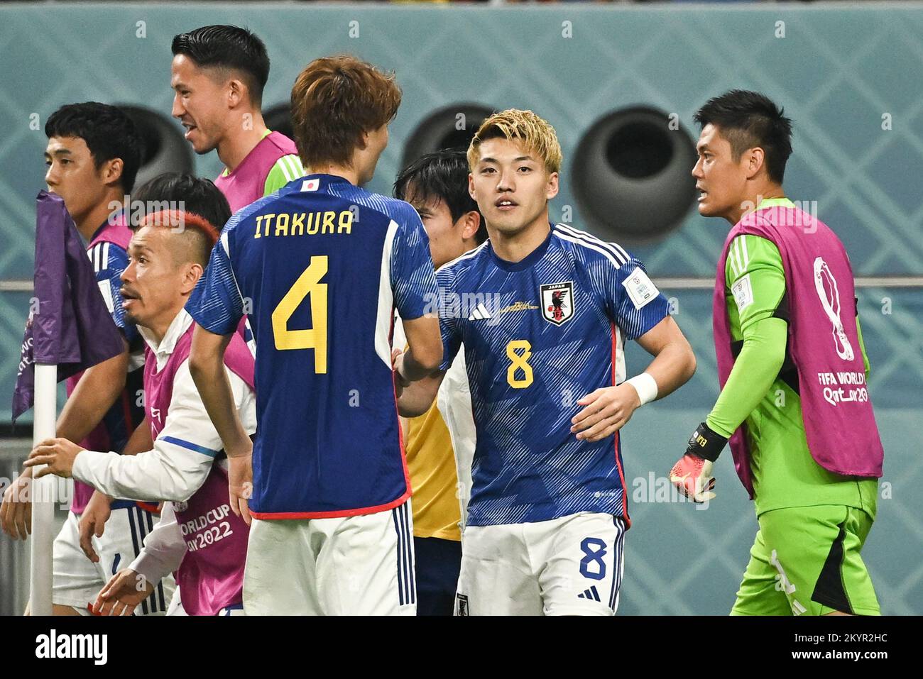 Doha, Qatar On December 1, 2022. Ritsu Doan Of Japan During Japan V ...