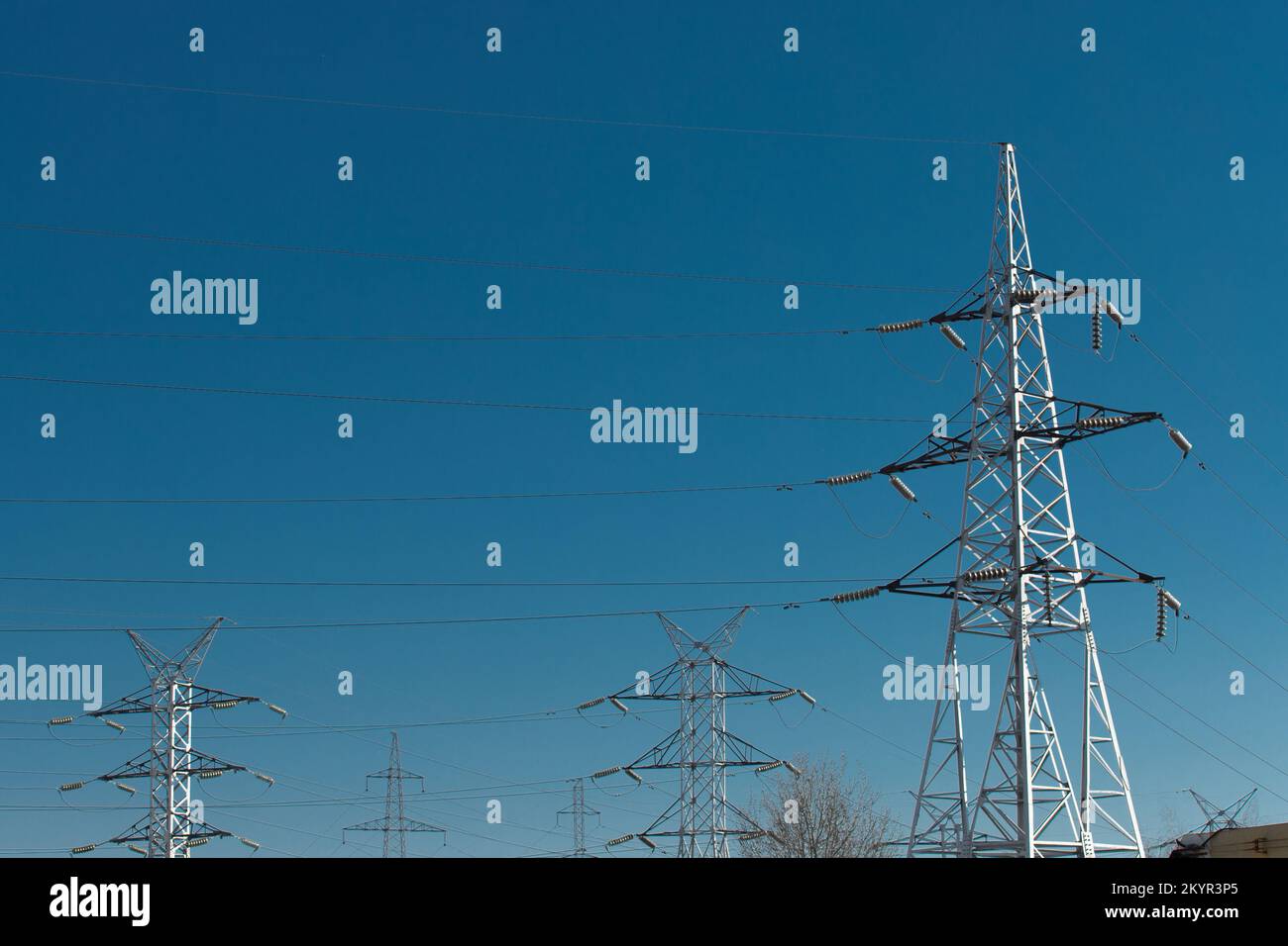 Electricity voltage high energy power technology electrical tower