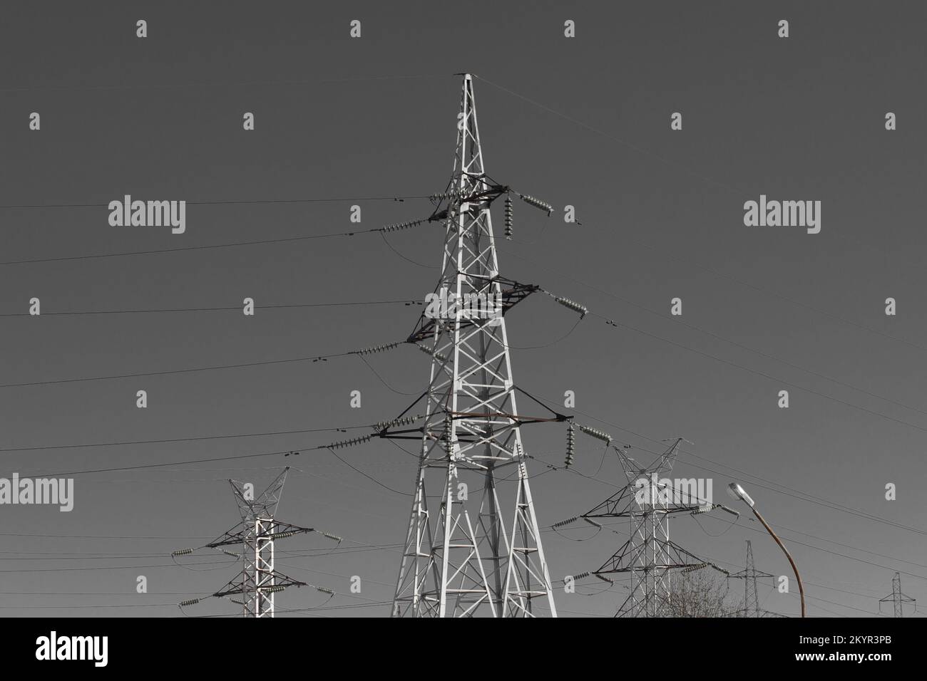 Electricity voltage high energy power technology electrical tower