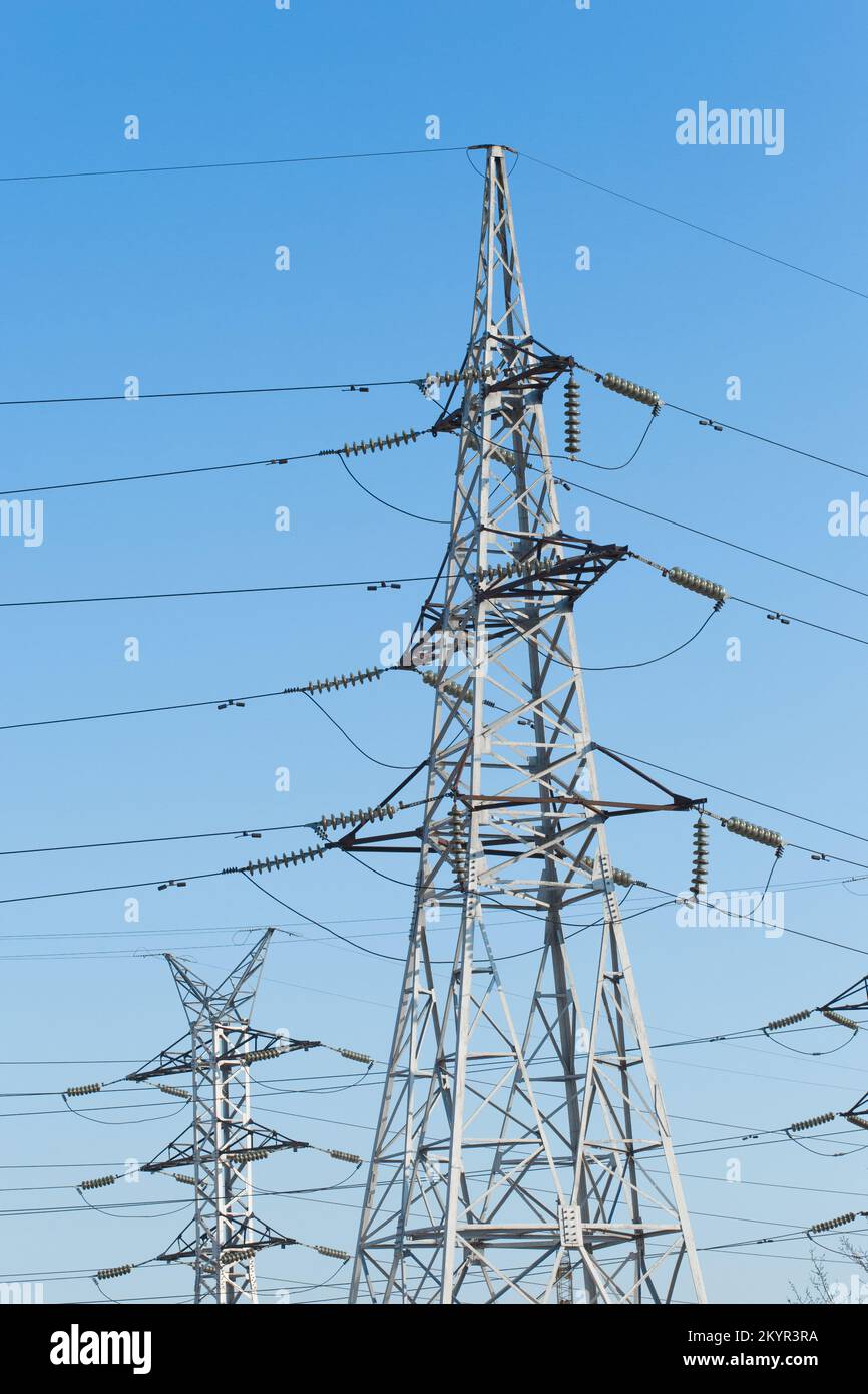 Electricity voltage high energy power technology electrical tower