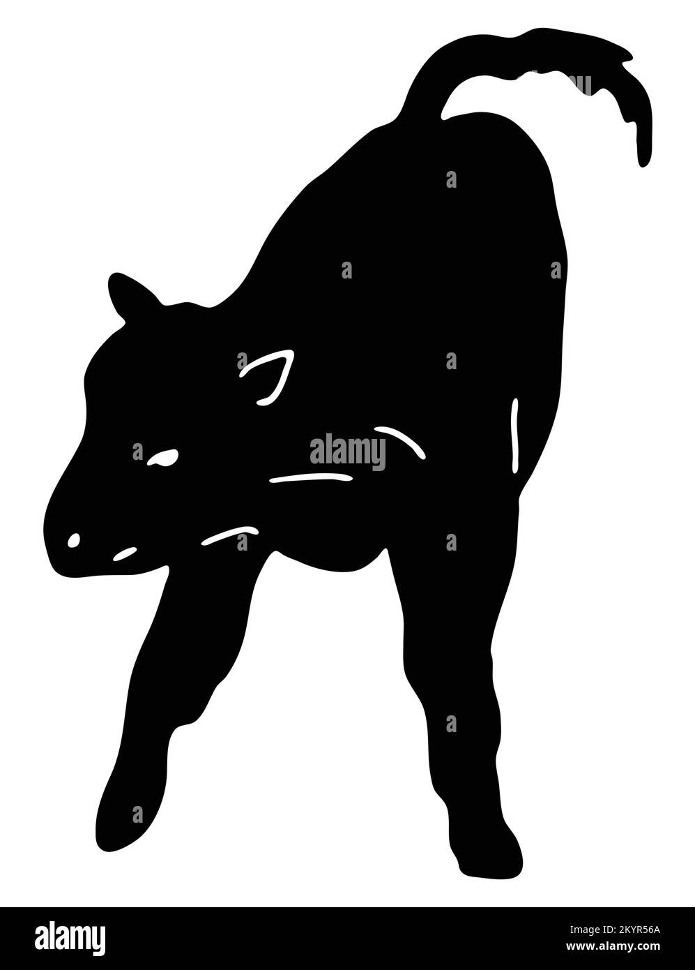 Cattle shadow Stock Vector Images Alamy