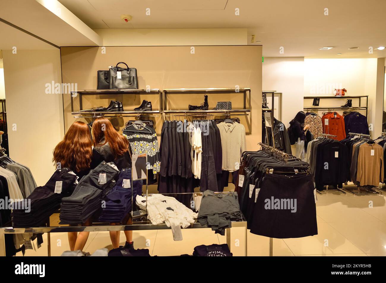 HONG KONG NOVEMBER 02, 2015 Zara store in New Town Plaza. There are