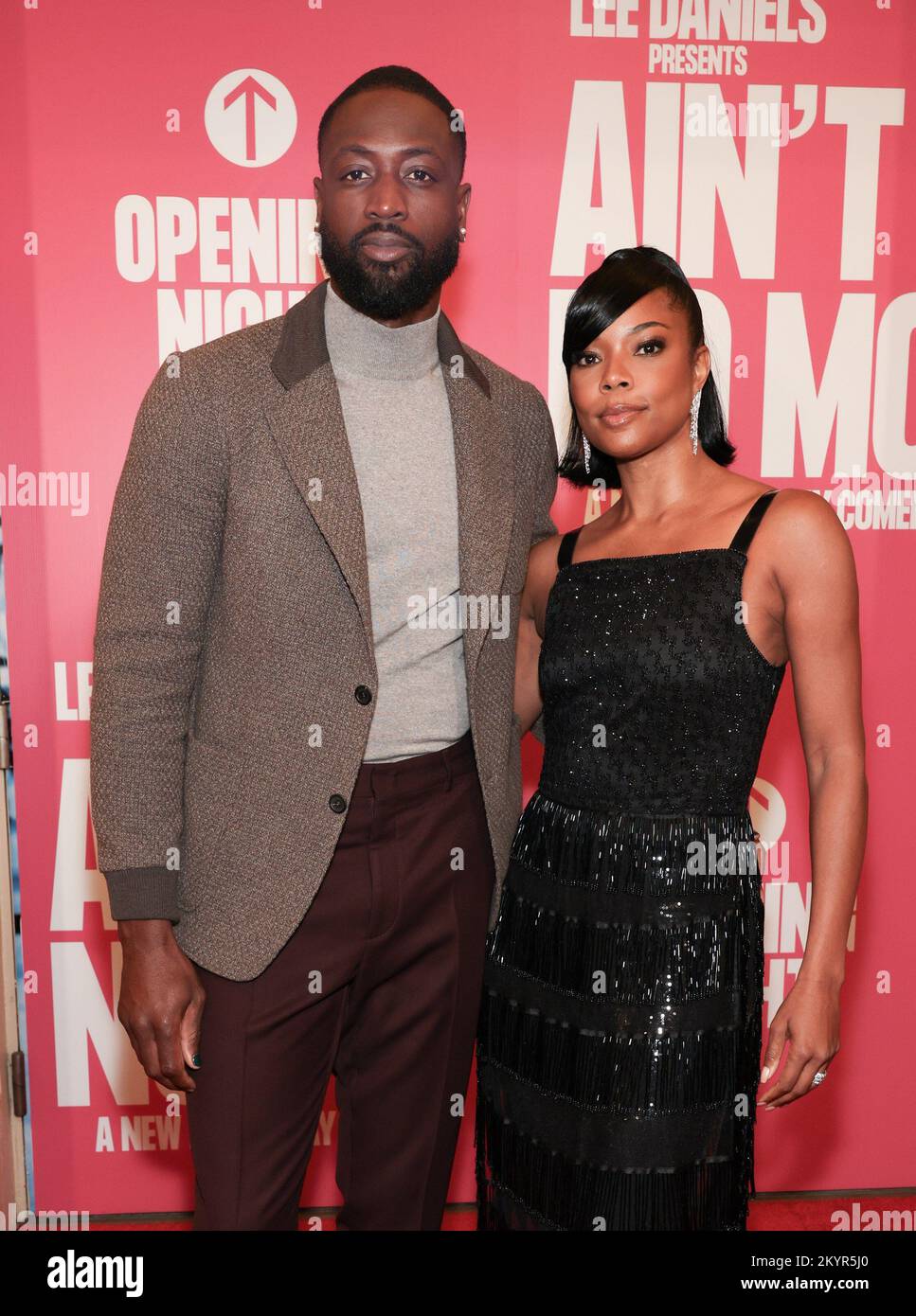 New York, NY, USA. 1st Dec, 2022. Dwayne Wade, Gabrielle Union at arrivals for AIN'T NO MO' Opening Night on Broadway, Belasco Theatre, New York, NY December 1, 2022. Credit: CJ Rivera/Everett Collection/Alamy Live News Stock Photo