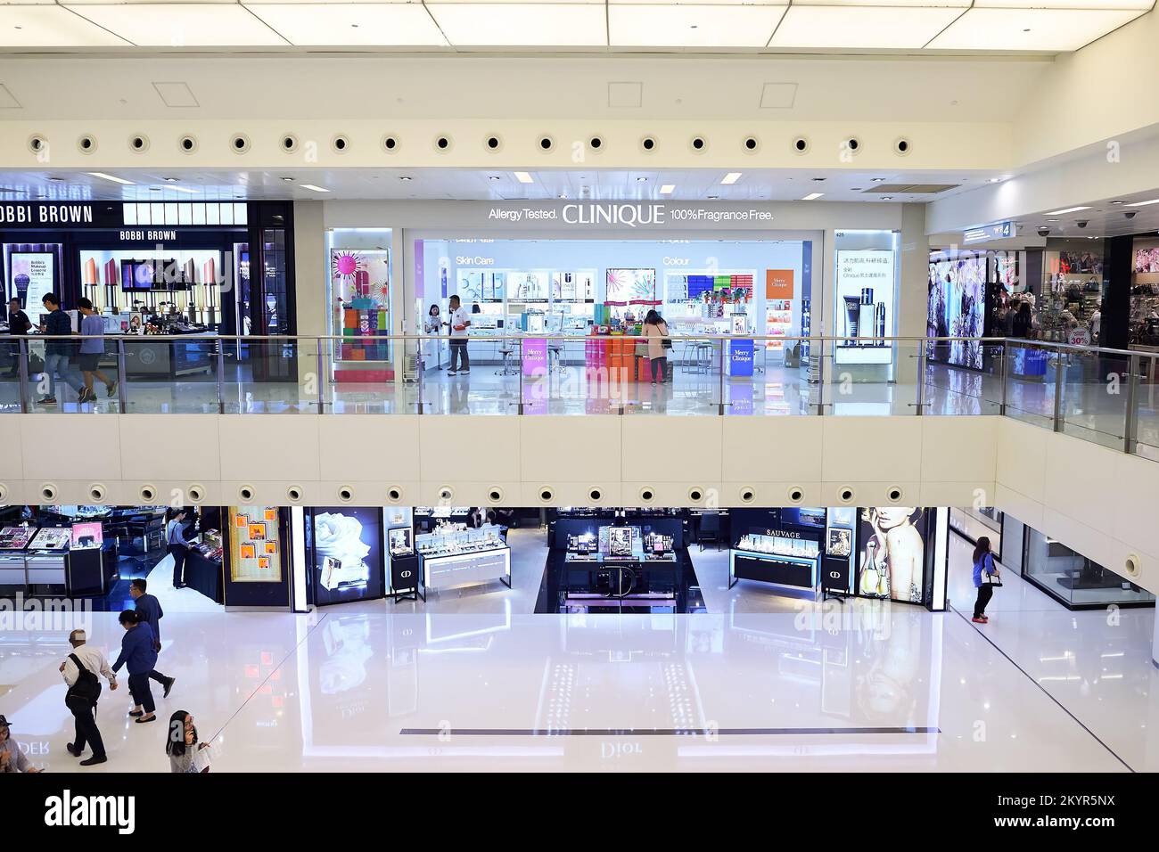 HONG KONG NOVEMBER 02, 2015 interior of New Town Plaza. New Town Plaza is a shopping mall in HONG KONG NOVEMBER 02, 2015 interior of New Town Plaza. New Town Plaza is a shopping mall in