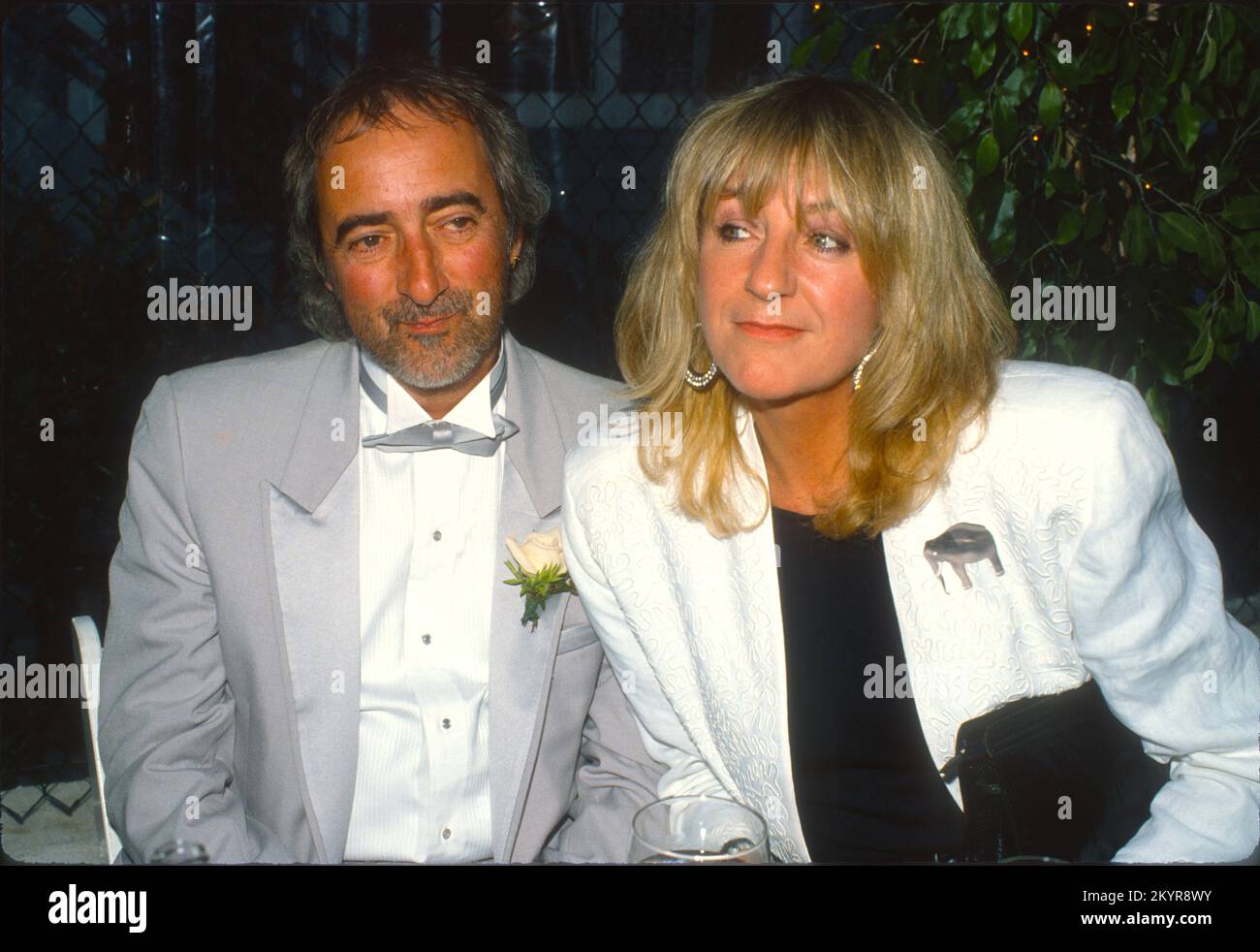 April 1988 - Christine McVie and John McVie at Mick Fleetwood's wedding