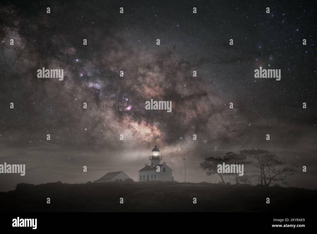 Planet milky way night hi-res stock photography and images - Alamy