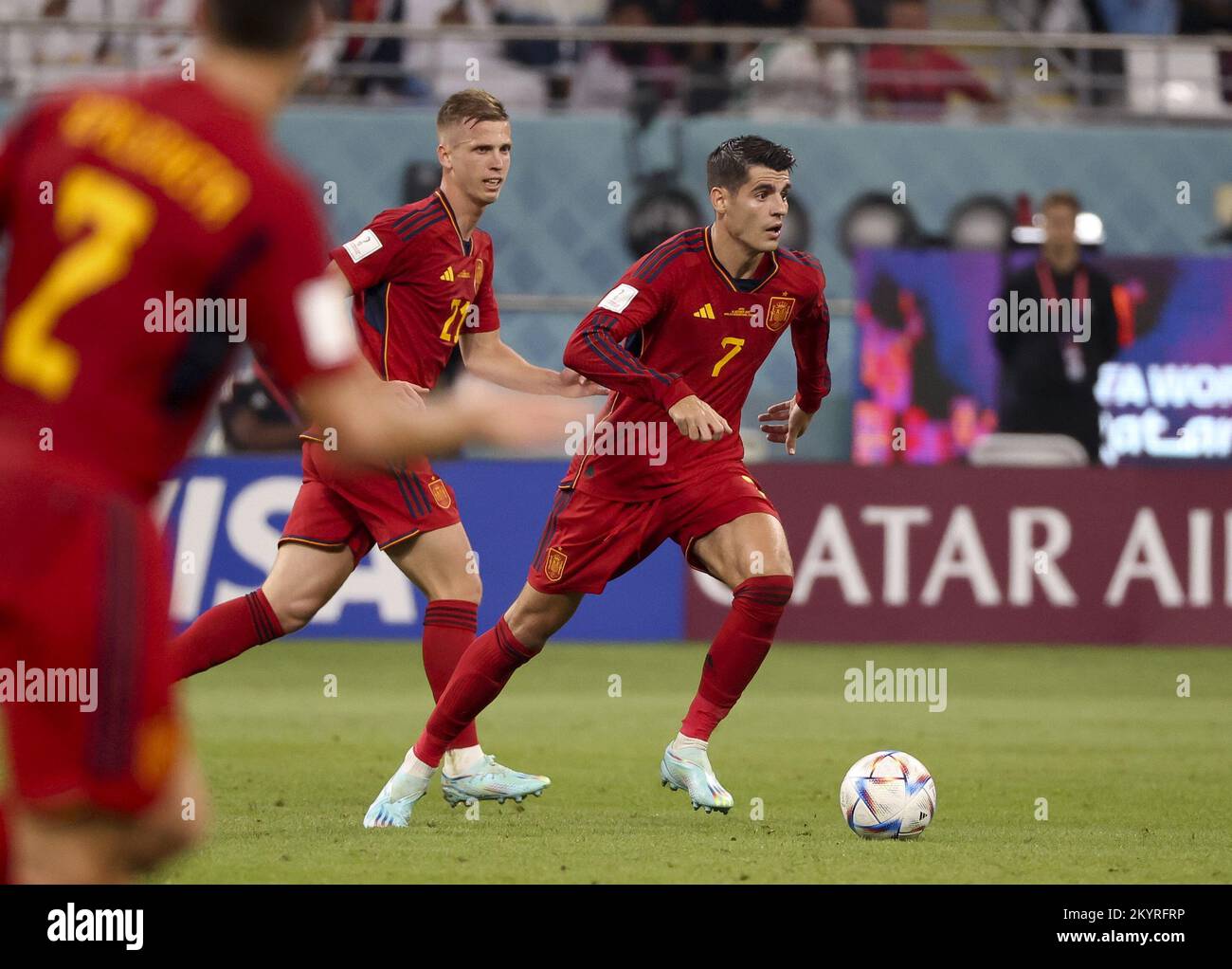 Ar-Rayyan, Qatar - 01/12/2022, Alvaro Morata Of Spain During The FIFA ...