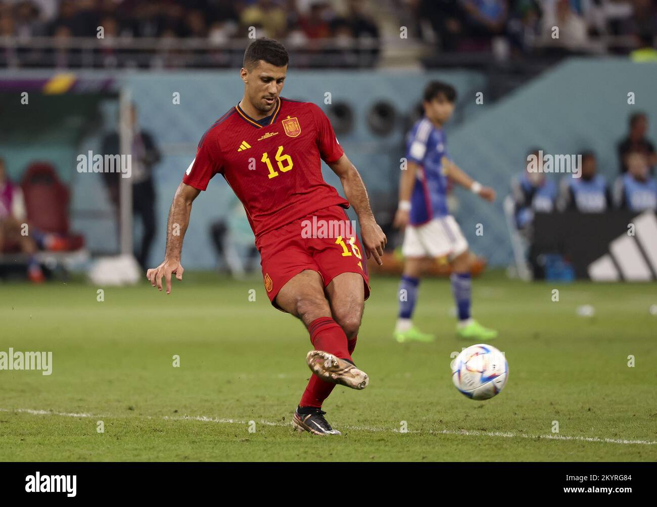 ar-rayyan-qatar-01-12-2022-rodri-of-spain-during-the-fifa-world-cup