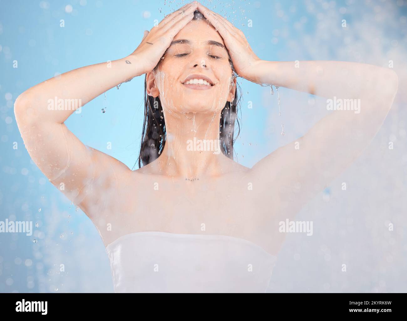 Blue steam background hi-res stock photography and images - Alamy