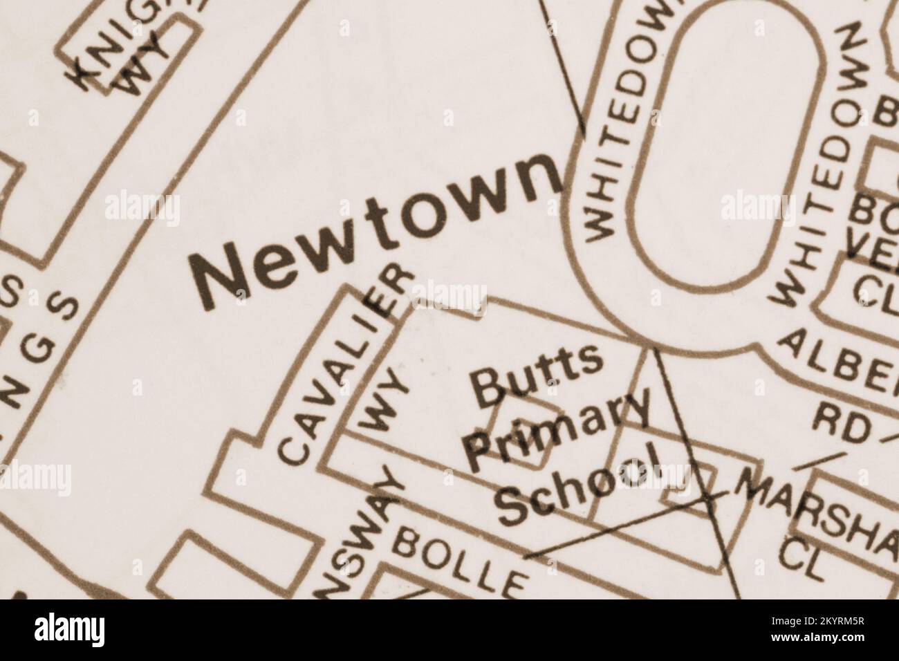 Newtown map hires stock photography and images Alamy