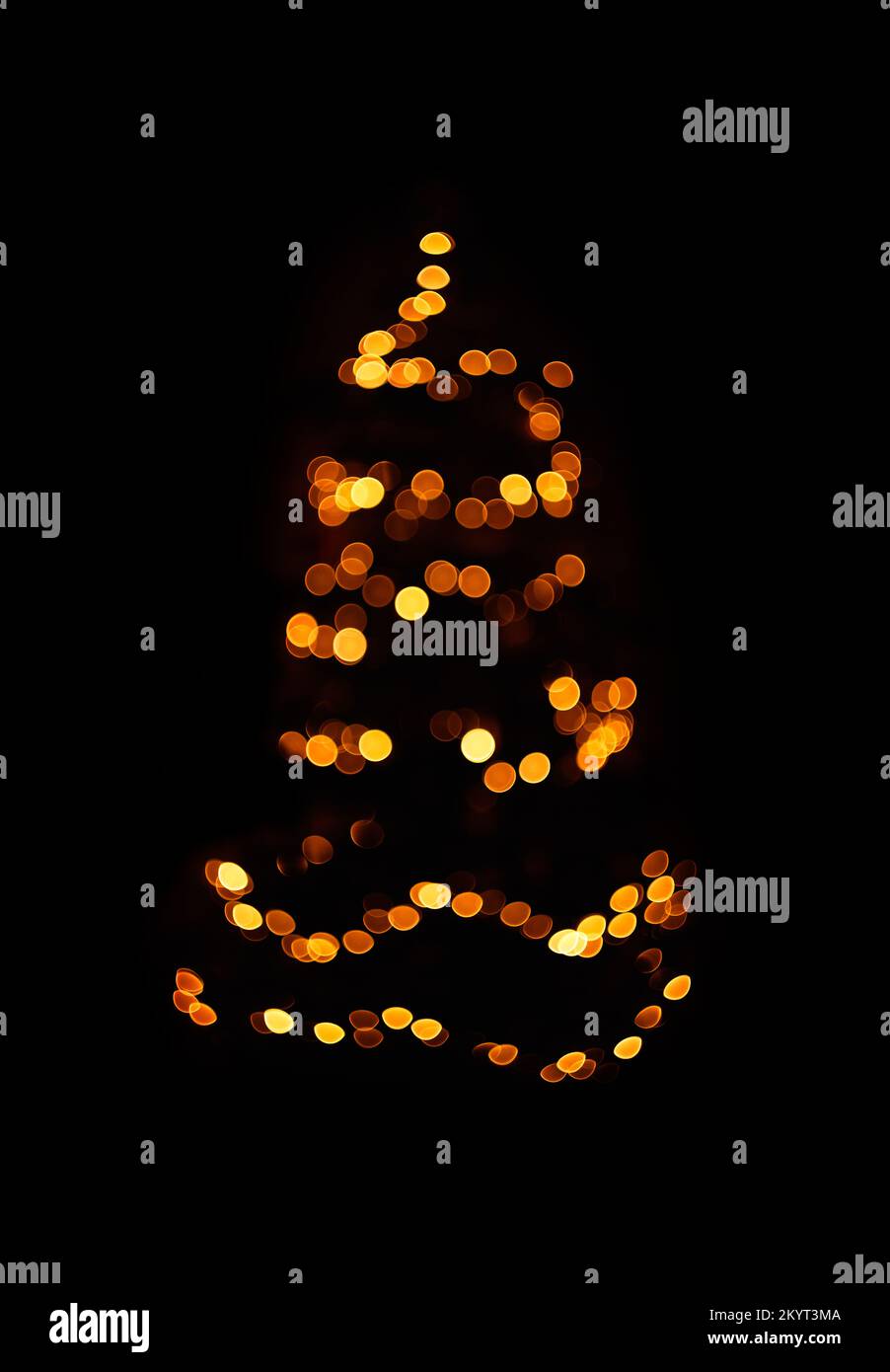 christmas tree lights Stock Photo