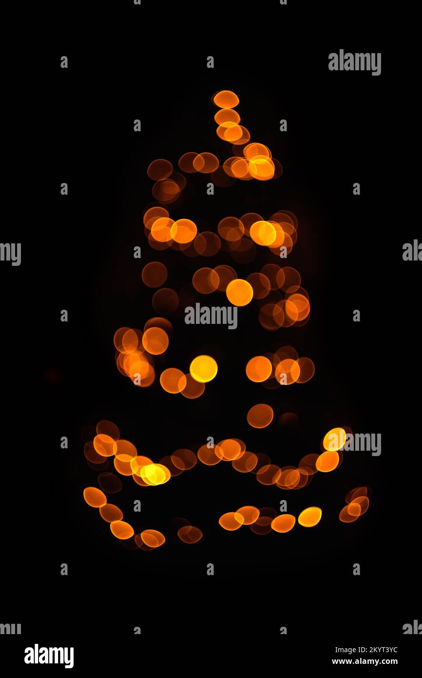 christmas tree lights Stock Photo - Alamy