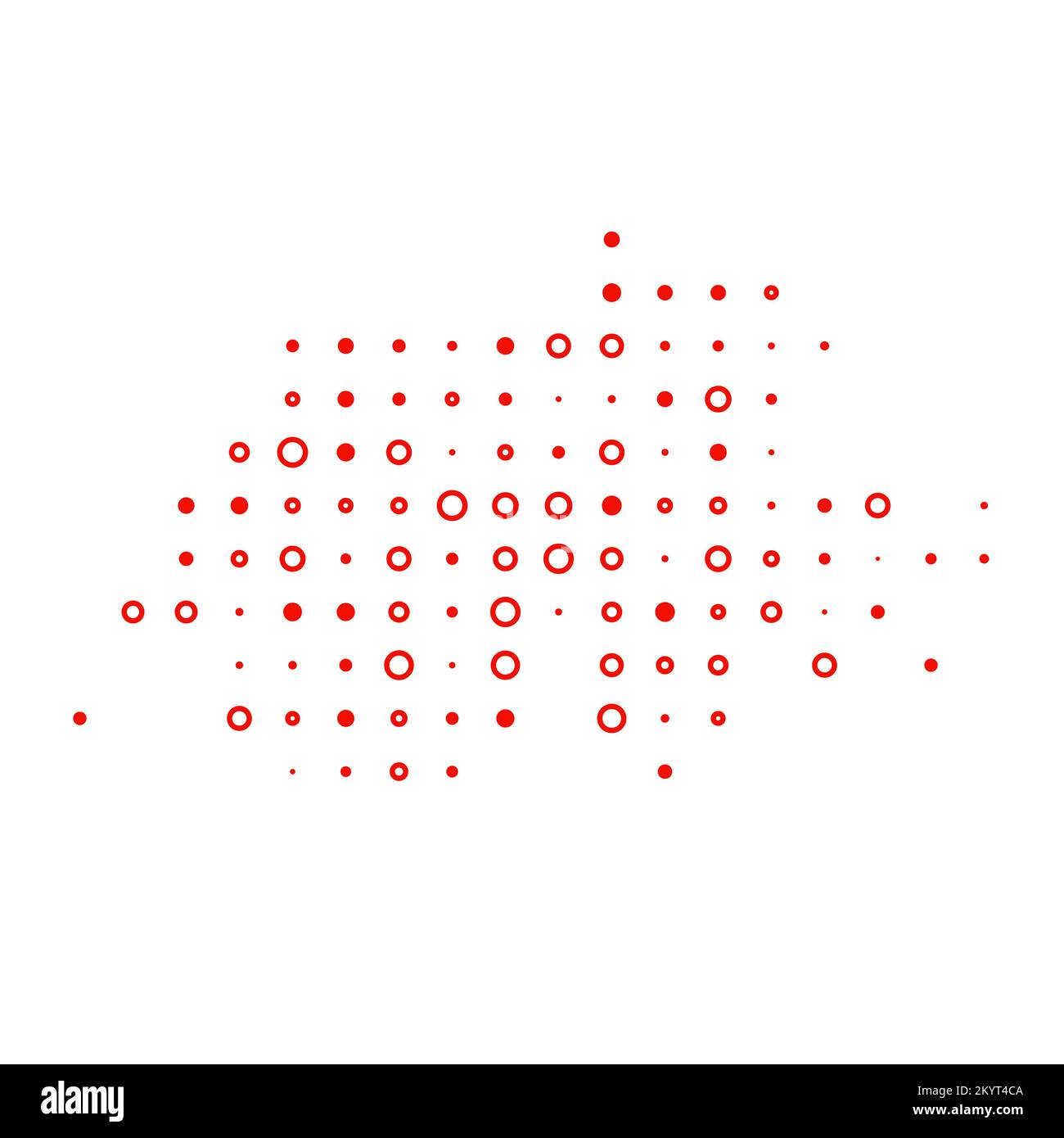 Switzerland Map Silhouette Pixelated generative pattern illustration Stock Vector