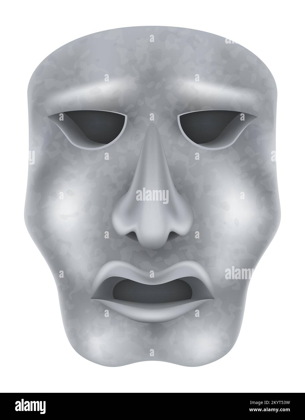maya ancient ritual mask vector illustration isolated on white ...