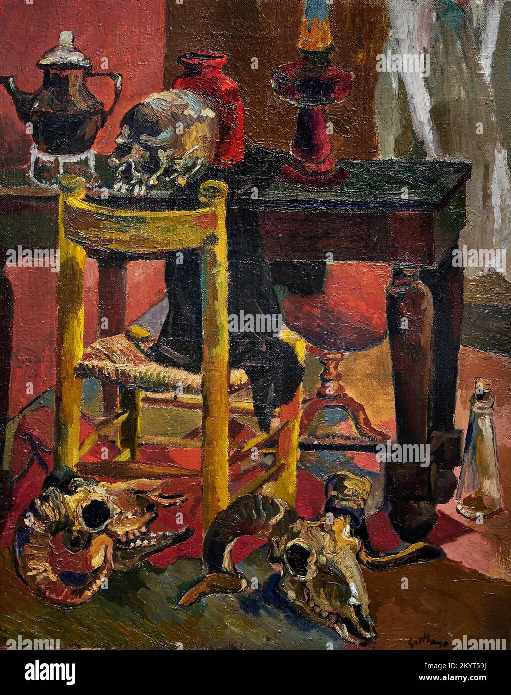 Natura morta con teschi e bucrani - olio su tela - Renato Guttuso - 1939 -  Milano, Museo del Novecento Stock Photo - Alamy